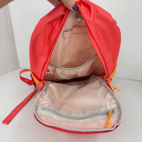 Firefly Outdoor Gear Backpack Gradient Orange Red Lightweight Camping School - Picture 5 of 8